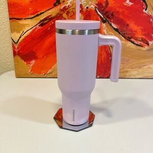 HYDRAPEAK Lilac Travel Tumbler with Handle, 40 oz